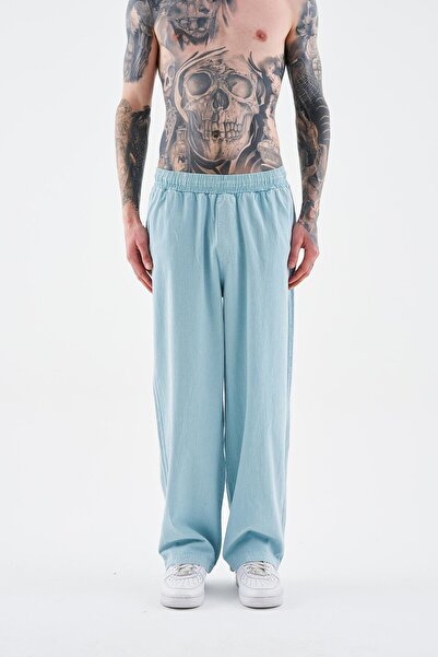 Machinist Ανδρικό εφαρμοστό ελαστικό βασικό μπλε βρεφικό παντελόνι