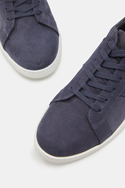 W Collection Dark Blue Suede Sports Shoes