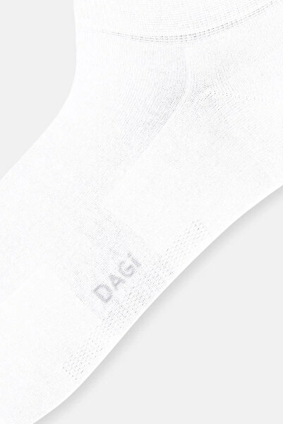 Dagi White Men's Coolmax Booties Socks