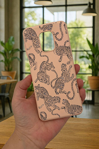 Vip Case Redmi Note 9 Pro/9S Uyumlu LEOPAR DESENLİ Silikon Darbe Emici Klasik...