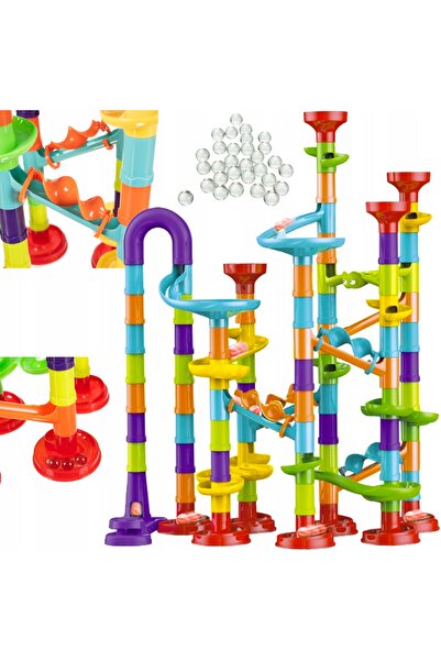 zola Children's toy marble run, super ball races, 110 elements, 36 x 20 x 35 cm, multicolor