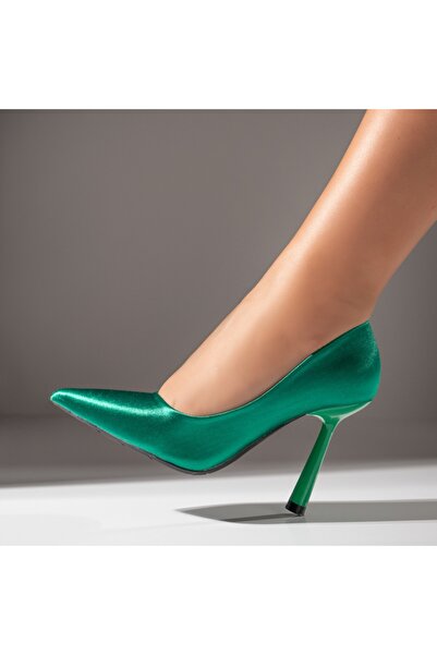 Modlet.ro Women's green Stiletto pumps MOD07132