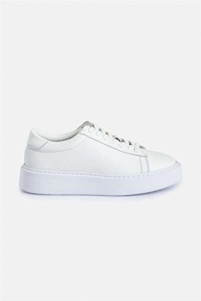 Back And Bond 100% Leather Thermo Sole White Men's Sneaker Shoes