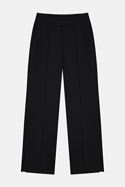 W Collection Black Wide-Leg Sports Pants