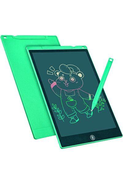 sallma Tabletă LCD de scris și desen pentru copii, electronică, verde, 8,5 inch