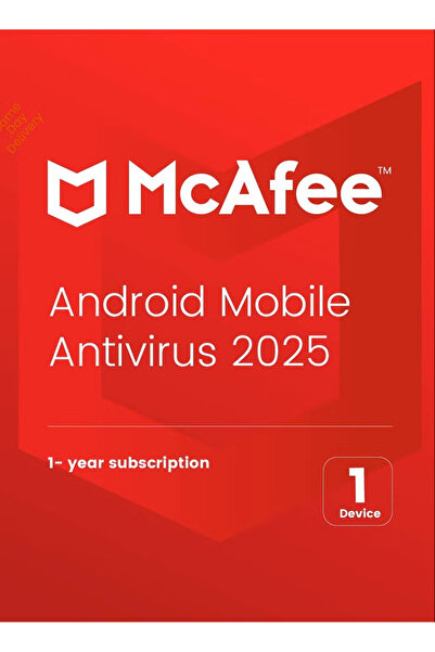 McAFEE Android Mobile Antivirus | 1 Device 1 Year | 2025 | Digital License | SAME DAY DELIVERY