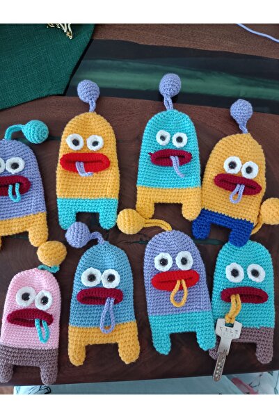 Handmade سلسلة مفاتيح شاشكين، مصنوعة يدويًا