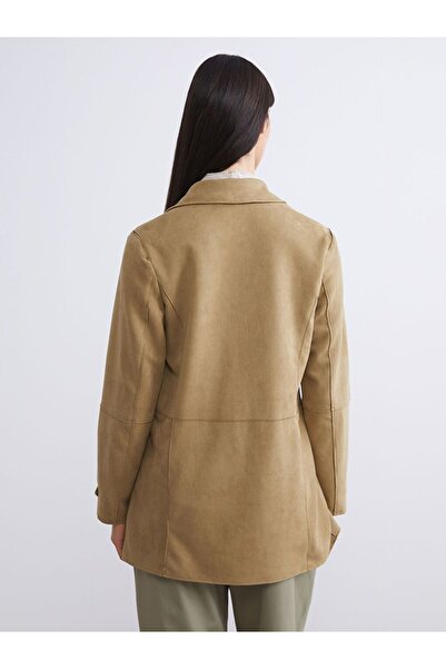 LC Waikiki Women's Suede Blazer Jacket