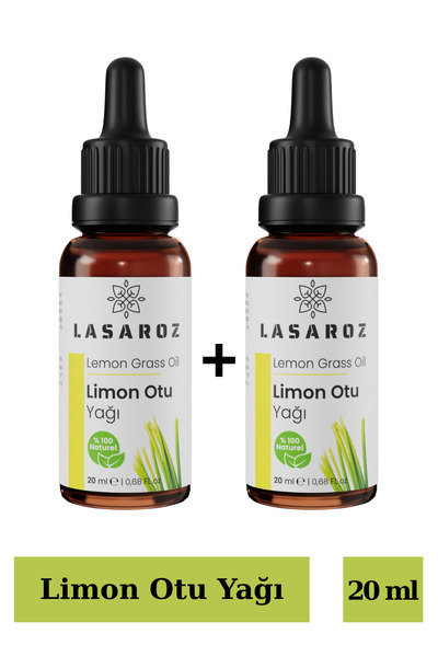 lasaroz 2 Adet Limon Otu Yağı 20 ml