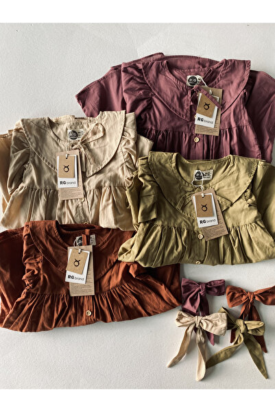 RG Brand Girl's Linen Summer Dress