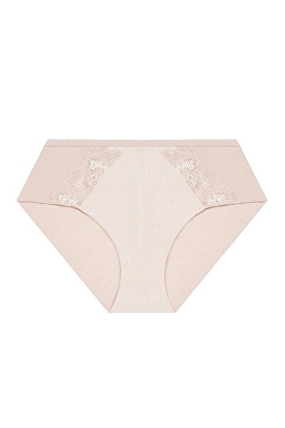 ESOTIQ Women's High Waist Briefs 2-Pack Seamless Slimming Effect Floral Lace Comfortable Panties | Bethany