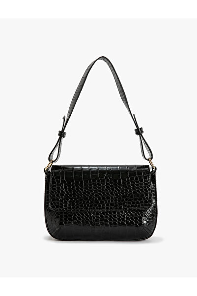 Koton Сумка через плече зі штучної шкіри з кришкою під крокодилячу шкіру