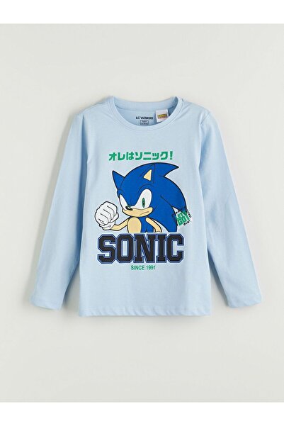 LC Waikiki Lcw Kids Crew Neck Sonic Printed Boys' Pajamas Set