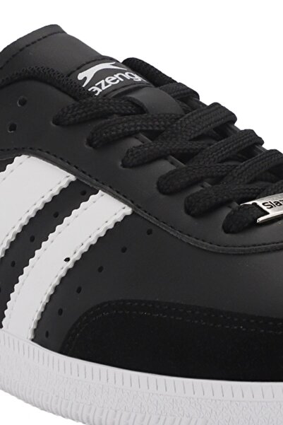 Slazenger Daily Comfortable Lace-Up Walking Shoes Black-White Men's Sneaker