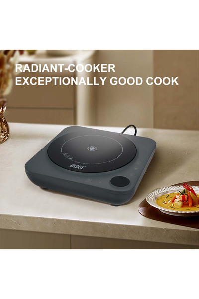 WINNINGSTAR Ceramic Hot Plate ST-9677 Electric Cooker with Touch Control, 2000W, Portable Cooktop for Kitchen