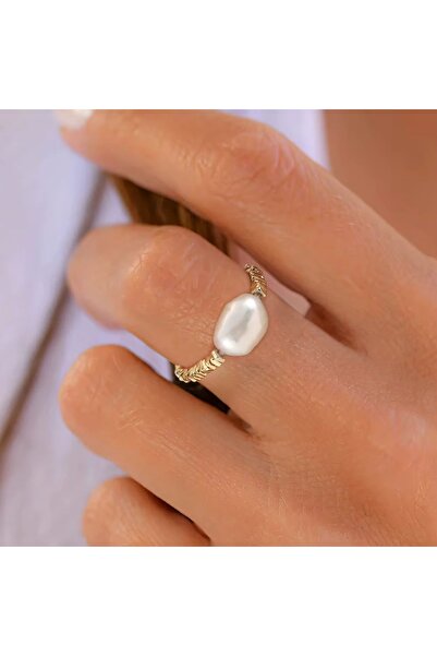 delis Inel reglabil argint 925, JW1721, model elegant cu perle, placat cu rodiu