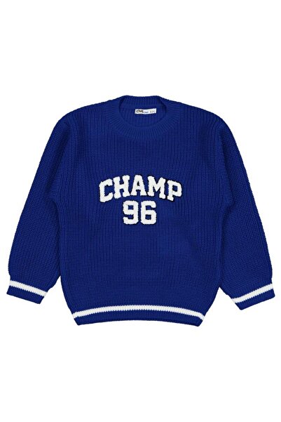 Civil Boys Champ Embroidered Sweater for Ages 6-9 - Blue9-10 Years Old