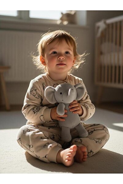 Civil Boys Sevimli Hayvanlar Empirme 60 Gr 2-5 Yaş Uyku Tulumu - Bej 2-3 Yaş