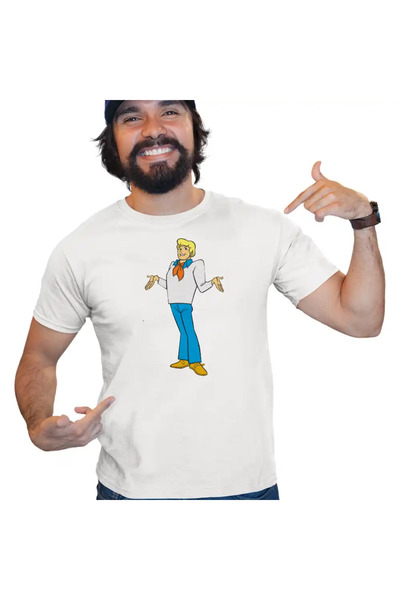 OEM Ανδρικό T-Shirt Scooby Doo Fred Jones