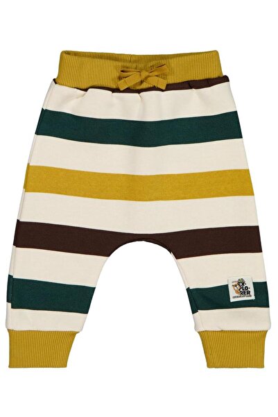 Civil Baby Çizgili 6-18 Ay Eşofman Altı - Hardal 18-24 Ay