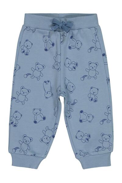 Civil Baby Kontür Ayı Empirme 6-18 Ay Eşofman Altı - Mavi 12-18 Ay