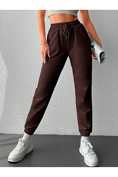 Miyalon Γυναικείο φούτερ Jogger Elastic Leg σε γκρι χρώμα