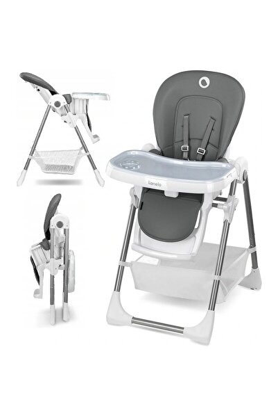 Lionelo Dining chair, Lionelo, Linn Plus, 6 Height Positions, 3-position adjustable backrest, Gray