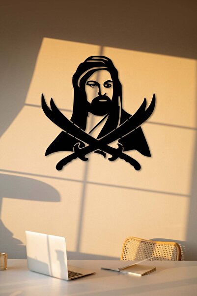 VENON Hz Ali Painting Metal Wall Decor Islamic Wall Ornament Decorative Religious Wall Painting Picture Model 2