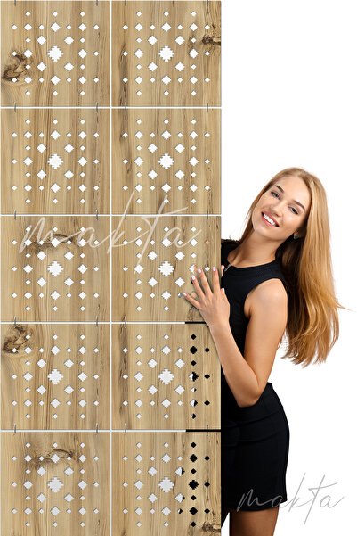 makta Ahşap Perde Paravan - Etnik Motif Koleksiyonu