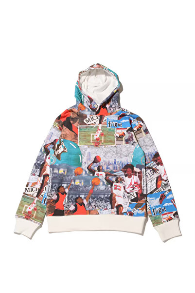 Nike Детска суитшърт с качулка и шарка „Йордания“ 95D396