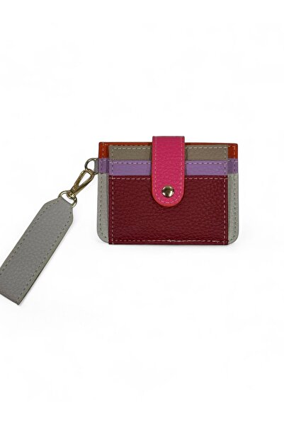 bag Women's Colorful Keychain Card Holder