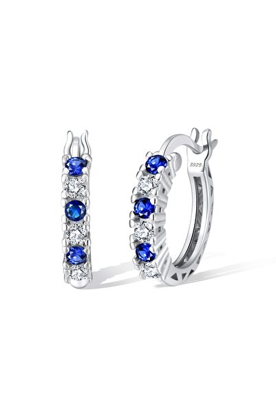 delis Στρογγυλά σκουλαρίκια από ασήμι 925, JW1783, κομψό μοντέλο, επιροδιωμένο