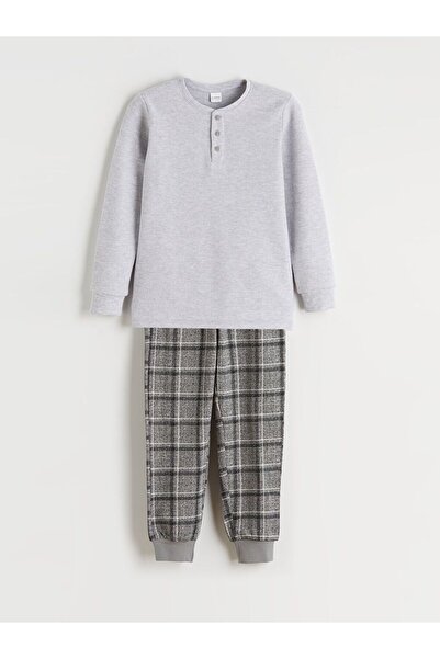 LC Waikiki Set de pijamale pentru băiat cu gât