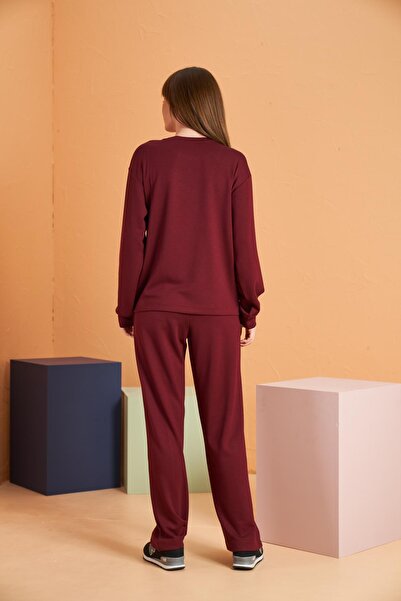 PJS Women's Luca Interlock Sportswear Set - Round Neck Long Sleeve