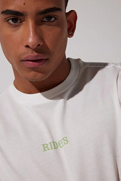 Lee Ανδρικό μπλουζάκι από βαμβακερό χαλαρό κορδόνι με λαιμόκοψη L231712 100