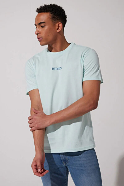 Lee Ανδρικό μπλουζάκι από βαμβακερό χαλαρό κορδόνι με λαιμόκοψη L231712 303