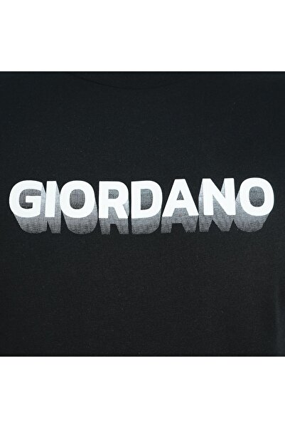 Giordano Men's Cotton Signature Print Tee