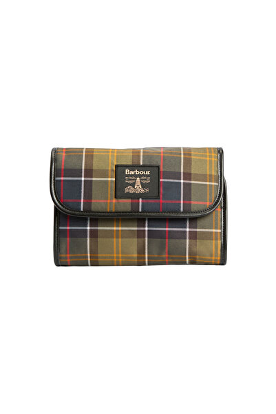 Barbour Tartan Hanging Washbag Organizer OL91 Classic/Beacon