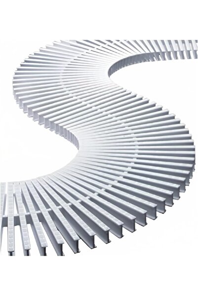 Raco Swimming Pool Overflow Grating Anti-Slip ABS Pool Grille (5 Meter, 225 Pcs)