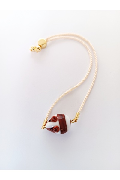 ADAMODART Guinea Pig Murano Glass Beaded Bracelet