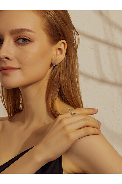 delis Inel reglabil argint 925, JW613, model aripi, placat cu rodiu