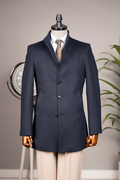 Terzi Ayhan Classics Суддя Яка Вовняна суміш Slim Fit Чоловічий пальто