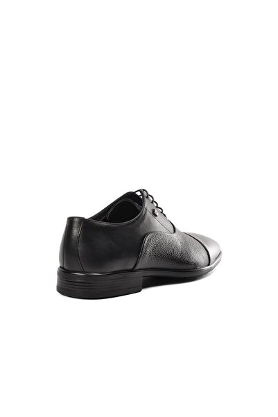Fosco Black Genuine Leather Men's Classic Shoes 2805 m