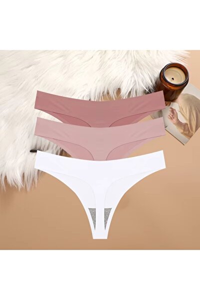 PICADİLİ Set 3 perechi de chiloti pentru dama, CH058, Multicolor