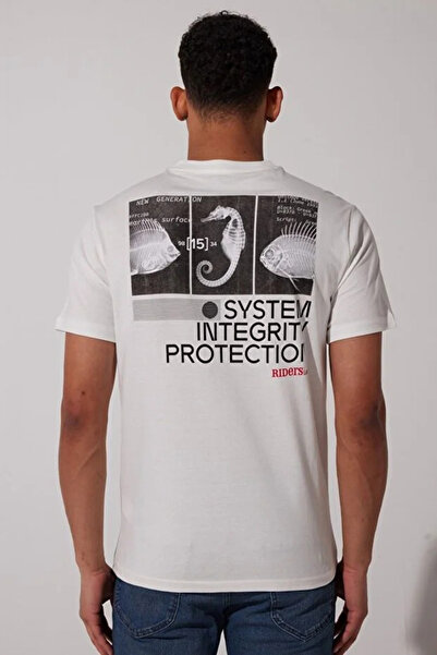 Lee Ανδρικό μπλουζάκι από βαμβακερό μπλουζάκι με κανονική εφαρμογή L231710 100