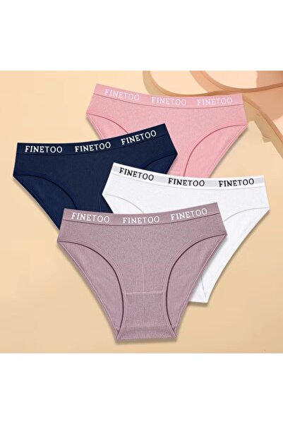 PICADİLİ Set of 4 pairs of women's panties, CH088, Multicolor