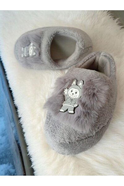 leon Labubu Figure Children's Booties Slippers