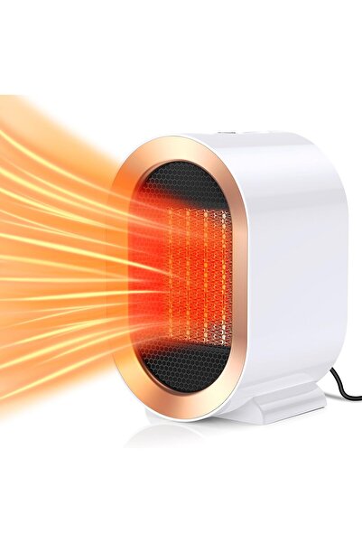Yellowtech 1200W Mini Elektrikli Isıtıcı | 2 Kademeli Hızlı Isınma | Sessiz ve Güvenli PTC Fanlı Isıtıcı