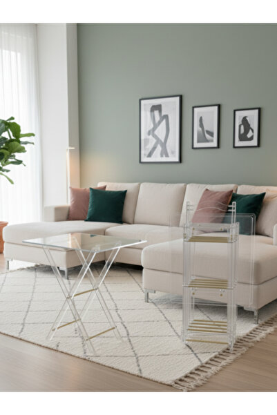 Bec4 Luxury Design Clear Acrylic Bag Set