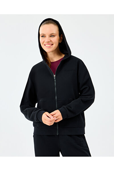 SKECHERS W Essential Full Zip Sweatshirt Women's Black Sweatshirt S2610016-3817